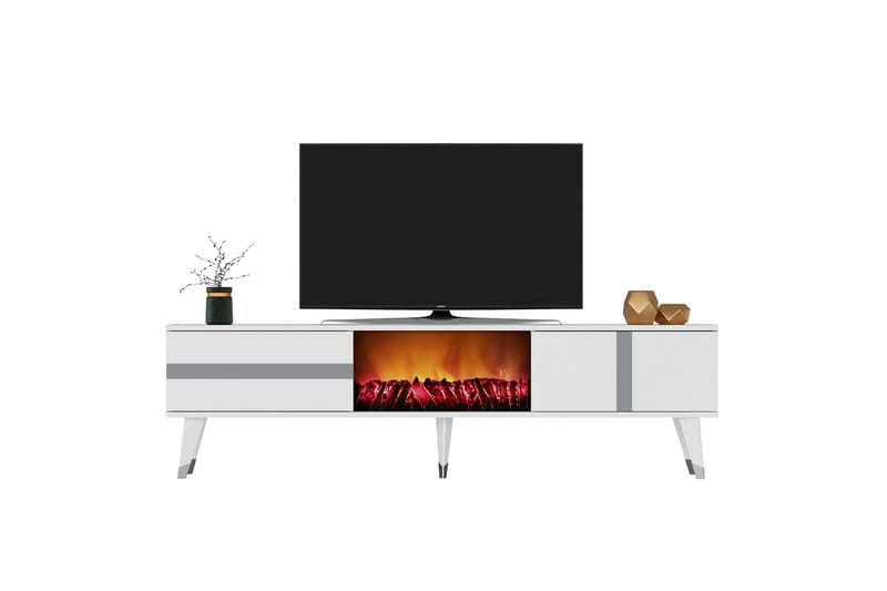 Vania Tv-bänk 150 cm Silver - Möbler - Vardagsrum - Tv-möbler & mediamöbler - Tv-bänkar