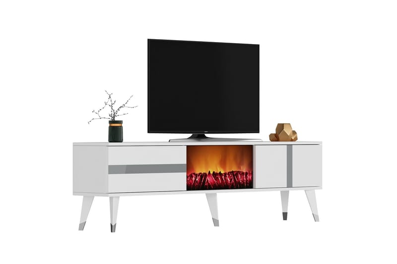 Vania Tv-bänk 150 cm Silver - Möbler - Vardagsrum - Tv-möbler & mediamöbler - Tv-bänkar