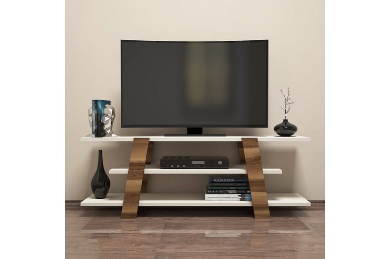 VARRED TV-Bänk 120 cm Brun - Möbler - Vardagsrum - Tv-möbler & mediamöbler - Tv-bänkar