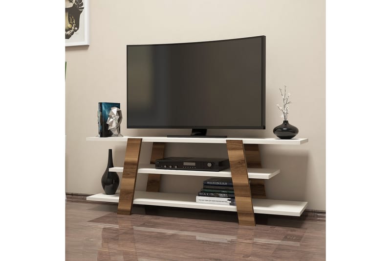 VARRED TV-Bänk 120 cm Brun - Möbler - Vardagsrum - Tv-möbler & mediamöbler - Tv-bänkar