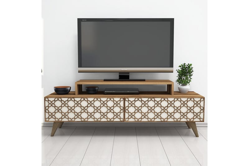 VARRED TV-Bänk 140 cm Brun - Möbler - Vardagsrum - Tv-möbler & mediamöbler - Tv-bänkar