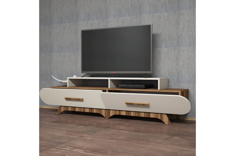 VARRED TV-Bänk 205 cm Brun - Möbler - Vardagsrum - Tv-möbler & mediamöbler - Tv-bänkar