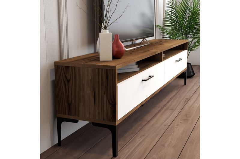 OBURUS Tv-möbelset 180x47 cm Brun - Möbler - Vardagsrum - Tv-möbler & mediamöbler - Tv-möbelset