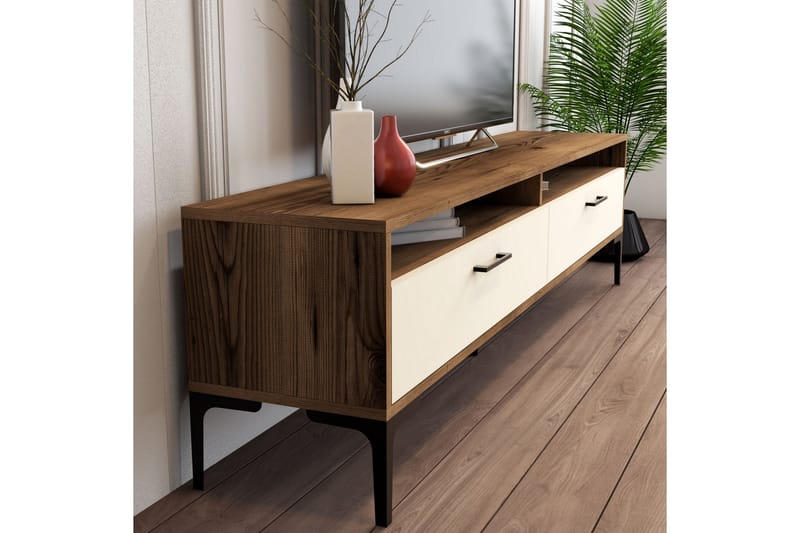 OBURUS Tv-möbelset 180x47 cm Brun - Möbler - Vardagsrum - Tv-möbler & mediamöbler - Tv-möbelset