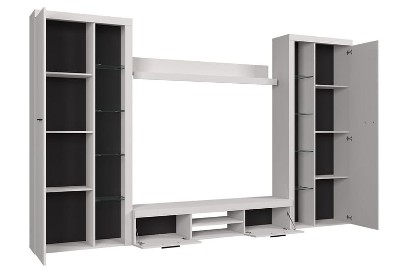 Rumba TV-möbelset 300x34x190 cm - Beige/Brun - Möbler - Vardagsrum - Tv-möbler & mediamöbler - Tv-möbelset