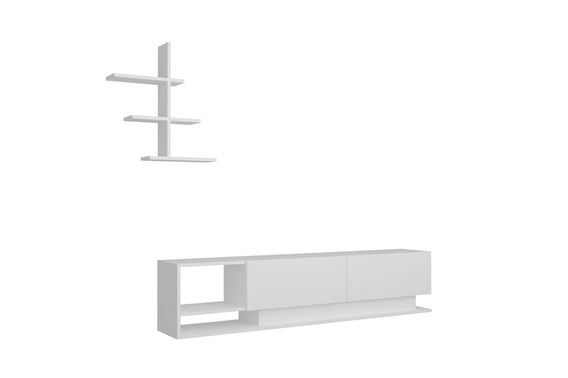 STENHESTRA TV-Möbelset 180 cm Vit - Möbler - Vardagsrum - Tv-möbler & mediamöbler - Tv-möbelset