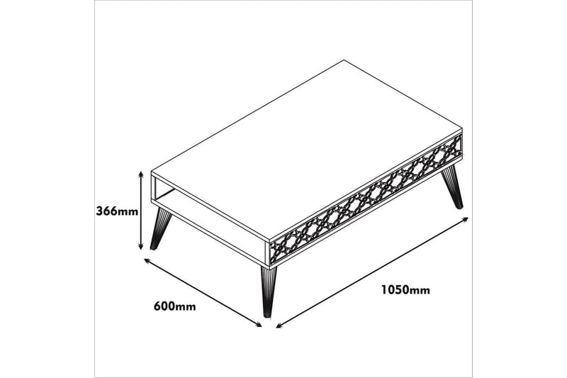 VARRED TV-Möbelset 140 cm Brun - Möbler - Vardagsrum - Tv-möbler & mediamöbler - Tv-möbelset