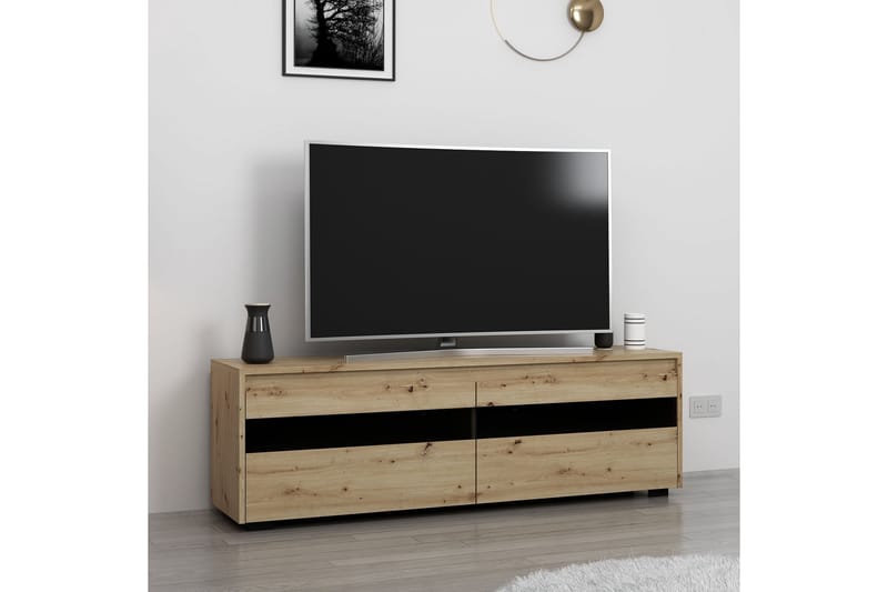 Valery  Tv-bänk 150 cm Valnöt - Möbler - Vardagsrum - Tv-möbler & mediamöbler - Tv-bänkar