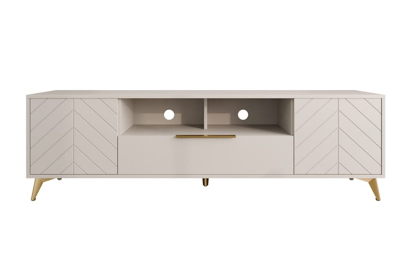 Vemdalen Tv-bänk 204 cm Sand beige - Möbler - Vardagsrum - Tv-möbler & mediamöbler - Tv-bänkar