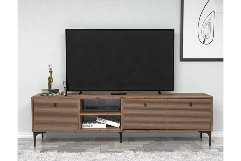 Vision Tv-bänk 180 cm Valnöt - Möbler - Vardagsrum - Tv-möbler & mediamöbler - Tv-bänkar