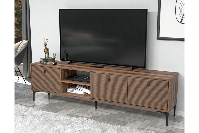 Vision Tv-bänk 180 cm Valnöt - Möbler - Vardagsrum - Tv-möbler & mediamöbler - Tv-bänkar