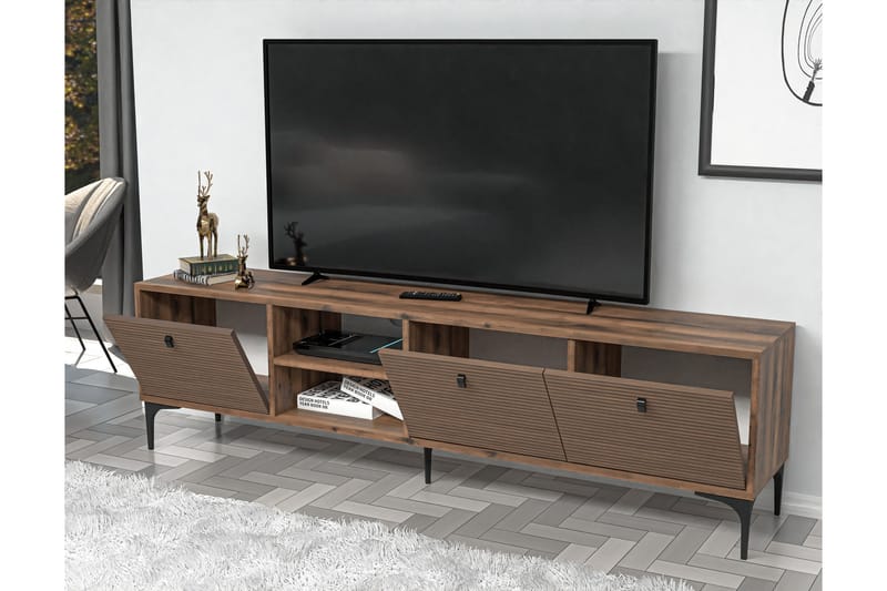 Vision Tv-bänk 180 cm Valnöt - Möbler - Vardagsrum - Tv-möbler & mediamöbler - Tv-bänkar