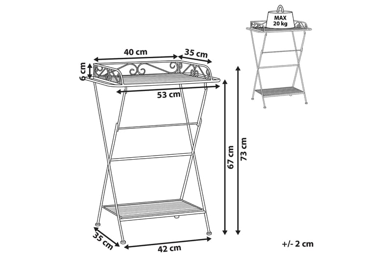 Ancud Soffbord 53 cm - Svart - Möbler - Vardagsrum - Soffbord & vardagsrumsbord - Soffbord