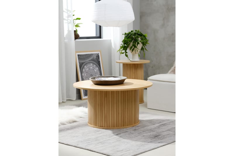 Angelique Soffbord 90 cm - Beige - Möbler - Vardagsrum - Soffbord & vardagsrumsbord - Soffbord