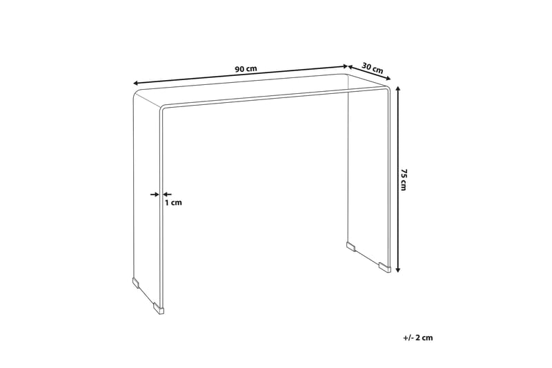 MONIMAIL Avlastningsbord Transparent - Möbler - Vardagsrum - Soffbord & vardagsrumsbord - Avlastningsbord & konsolbord