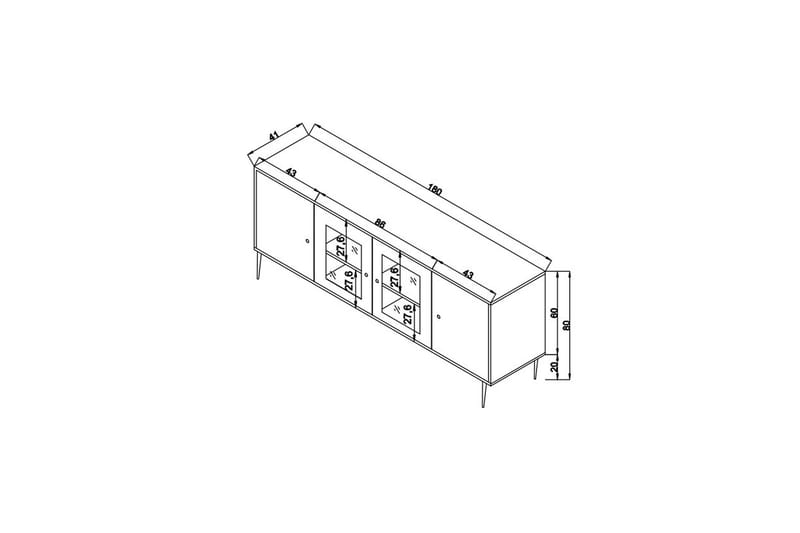 Elili Konsollbord 180 cm Ek - Möbler - Vardagsrum - Soffbord & vardagsrumsbord - Avlastningsbord & konsolbord