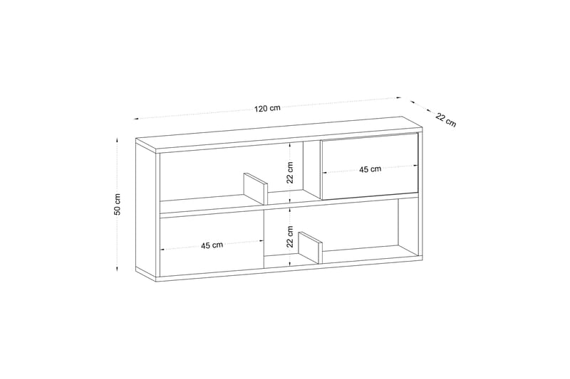 Forkis Konsollbord 120 cm Vit - Möbler - Vardagsrum - Soffbord & vardagsrumsbord - Avlastningsbord & konsolbord