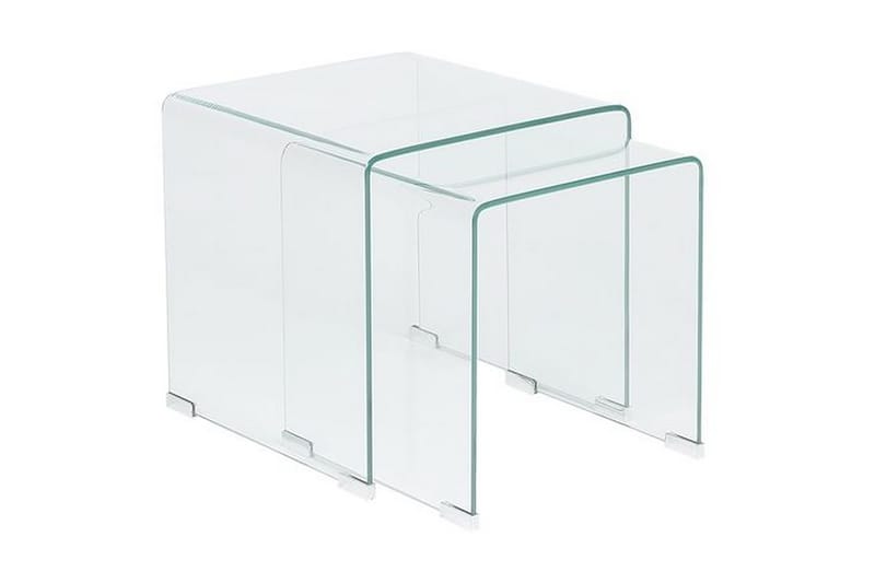 MONIMAIL Sidobord 2-Pack Transparent - Möbler - Vardagsrum - Soffbord & vardagsrumsbord - Sidobord & lampbord