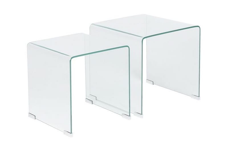 MONIMAIL Sidobord 2-Pack Transparent - Möbler - Vardagsrum - Soffbord & vardagsrumsbord - Sidobord & lampbord