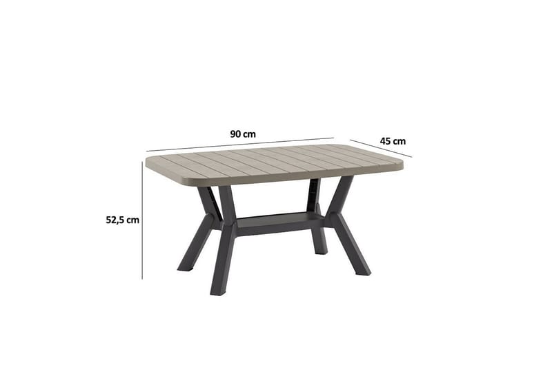 Silva Soffbord 90 cm Antracit - Möbler - Vardagsrum - Soffbord & vardagsrumsbord - Soffbord