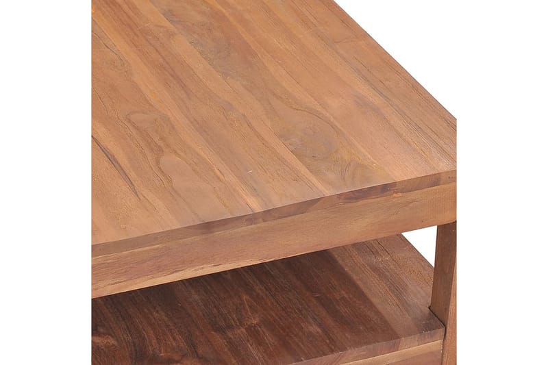 Soffbord 68x67x35 cm massiv teak - Brun - Möbler - Vardagsrum - Soffbord & vardagsrumsbord - Soffbord