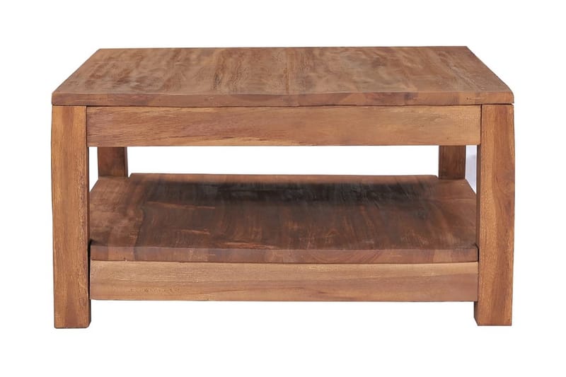 Soffbord 68x67x35 cm massiv teak - Brun - Möbler - Vardagsrum - Soffbord & vardagsrumsbord - Soffbord