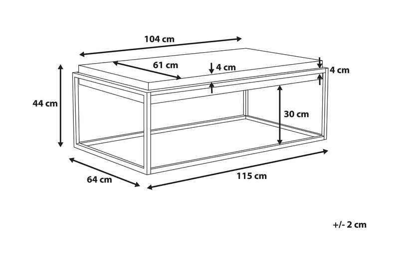 ALTOS Soffbord 64 cm - Möbler - Vardagsrum - Soffbord & vardagsrumsbord - Soffbord