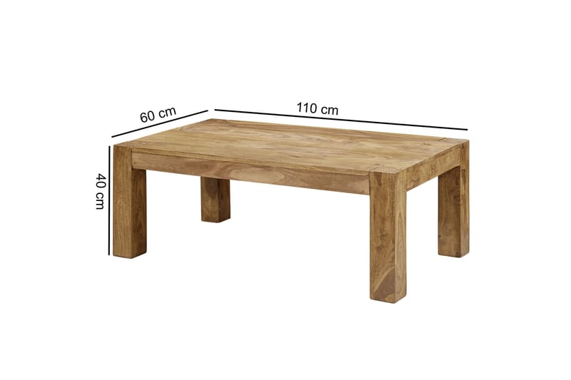 DALANTE Soffbord 110 cm Akacia - Möbler - Vardagsrum - Soffbord & vardagsrumsbord - Soffbord