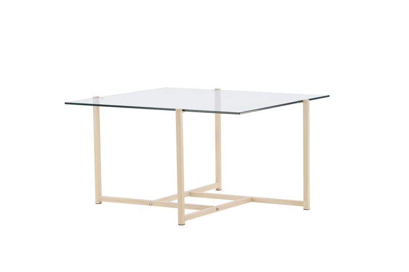 HEDINE Soffbord 80x80 cm Transparent - Venture Home - Möbler - Vardagsrum - Soffbord & vardagsrumsbord - Soffbord