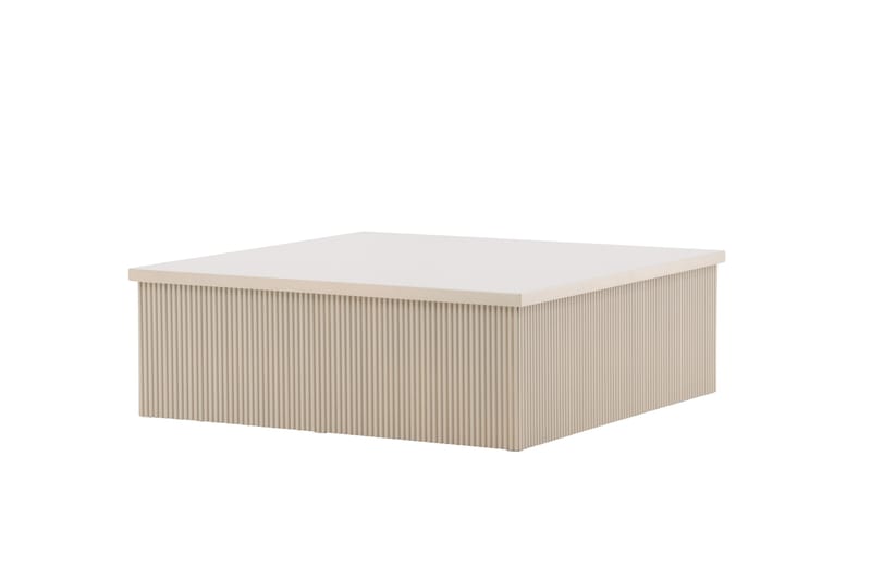 Lenox Soffbord 90x90 cm - Beige - Möbler - Vardagsrum - Soffbord & vardagsrumsbord - Soffbord