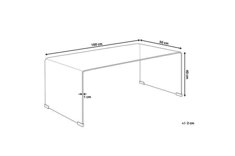 MONIMAIL Soffbord Transparent - Möbler - Vardagsrum - Soffbord & vardagsrumsbord - Soffbord