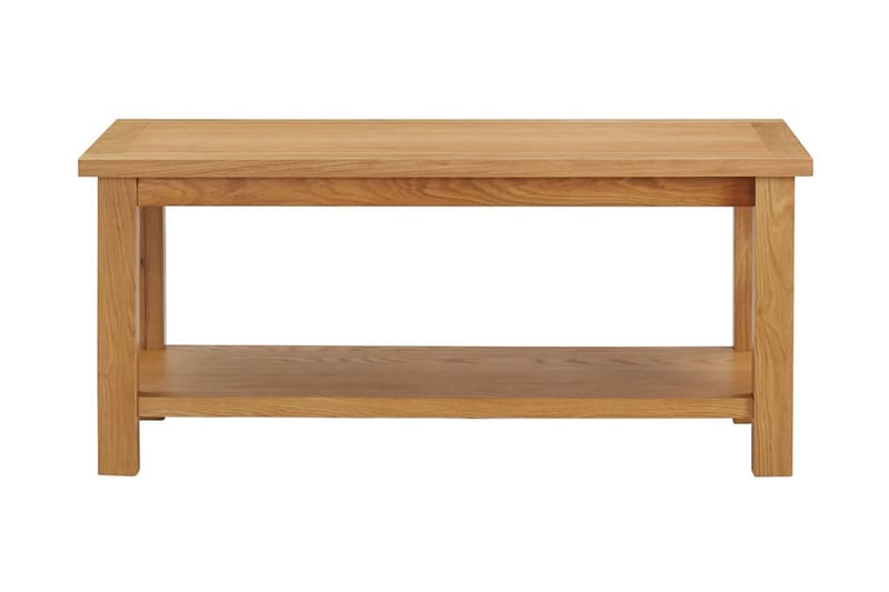 Soffbord 90x45x40 cm massiv ek - Brun - Möbler - Vardagsrum - Soffbord & vardagsrumsbord - Soffbord