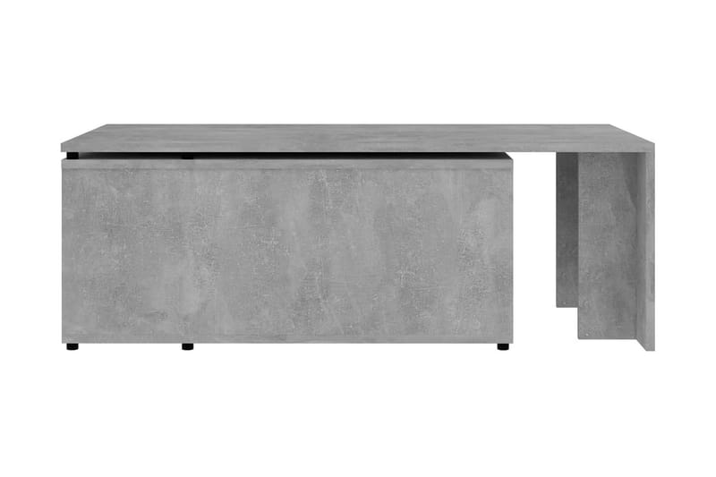 Soffbord betonggrå 150x50x35 cm spånskiva - Grå - Soffbord - Bord