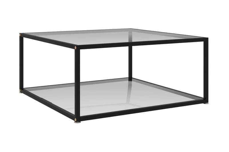 Soffbord genomskinligt 80x80x35 cm härdat glas - Möbler - Vardagsrum - Soffbord & vardagsrumsbord - Soffbord