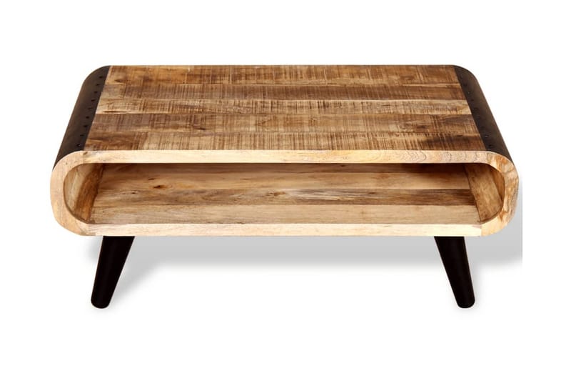 Soffbord grovt mangoträ 90x55x39 cm - Flerfärgad - Soffbord - Bord