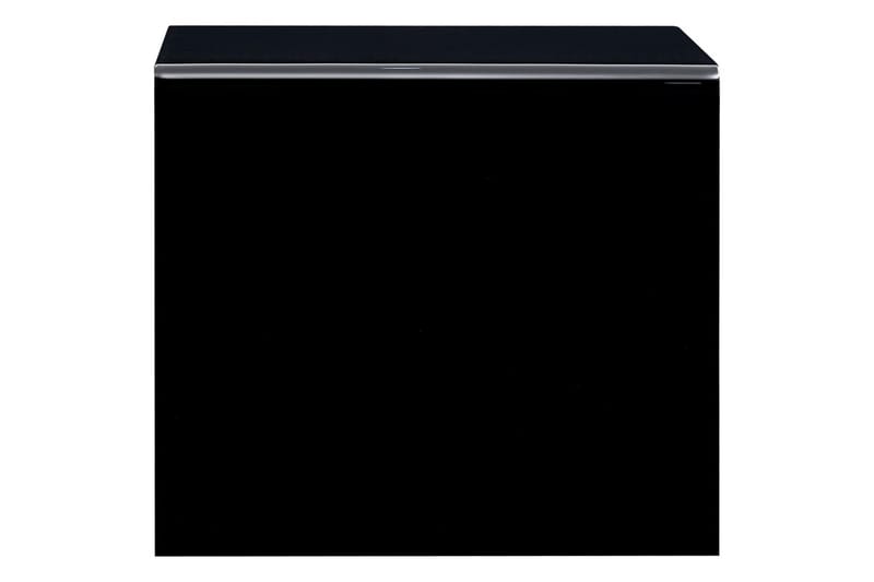 Soffbord svart 50x50x45 cm härdat glas - Soffbord - Bord
