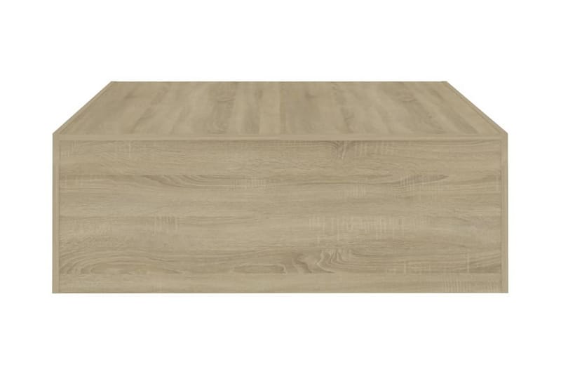 Soffbord sonoma-ek 100x100x35 cm spånskiva - Brun - Möbler - Vardagsrum - Soffbord & vardagsrumsbord - Soffbord