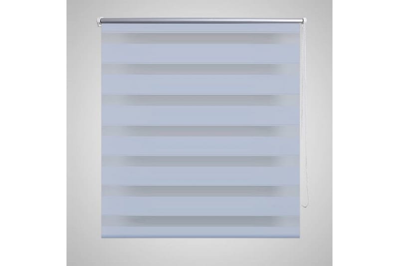 Rullgardin randig vit 90x150 cm transparent - Vit - Textilier & mattor - Gardiner & gardinupphängning - Rullgardin