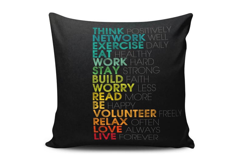 CUSHION LOVE Kuddfodral 45x45 Multi - Textilier & mattor - Kuddar & plädar - Prydnadskuddar & kuddfodral