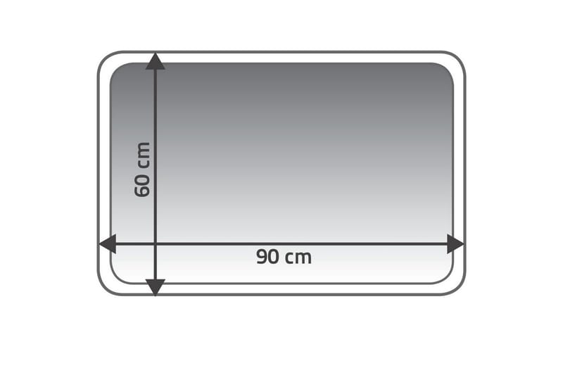 RIDDER Badrumsmatta Coins 60x90 blå 7103303 - Textilier & mattor - Mattor - Badrumsmattor