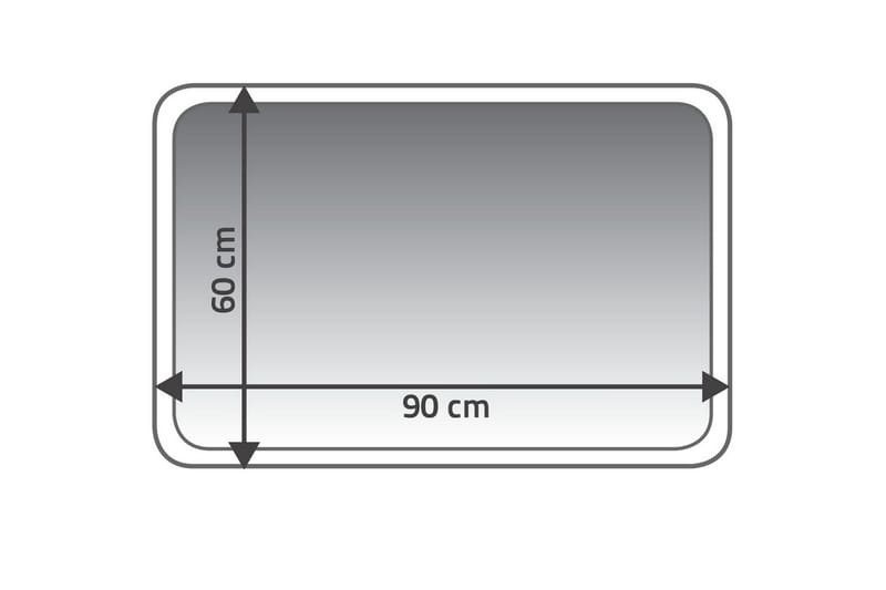 RIDDER Badrumsmatta Coins grå 60x90 7103307 - Textilier & mattor - Mattor - Badrumsmattor