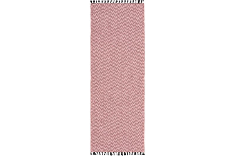 COLETTE Flatvävd Matta 150x150 cm Kvadratisk Rosa - Textilier & mattor - Mattor - Flatvävda mattor