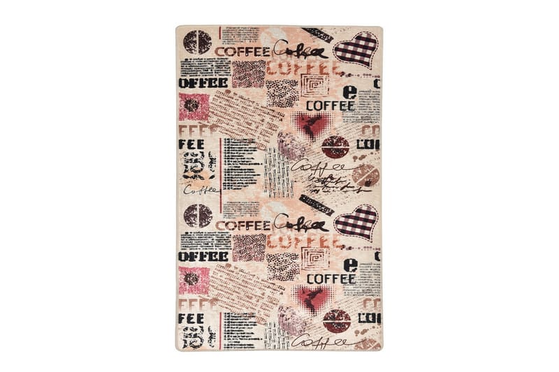 KOFFIE Matta 80x150 cm Flerfärgad/Sammet - Textilier & mattor - Mattor