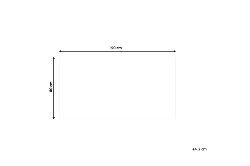 Mirpur Skinnmatta 80x150 cm Vit - Fällar & skinnmattor