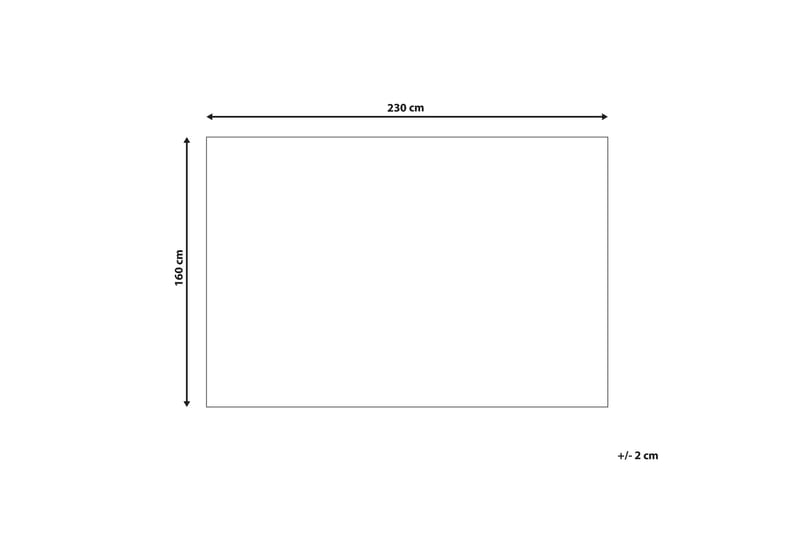 Ahmetli Ullmatta 160x230 cm Svart/Vit - Textilier & mattor - Mattor - Modern matta - Ullmattor