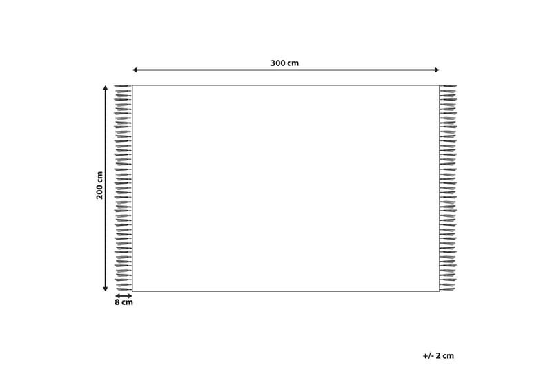 Aknalich Ullmatta 200x300 cm Beige - Ullmattor