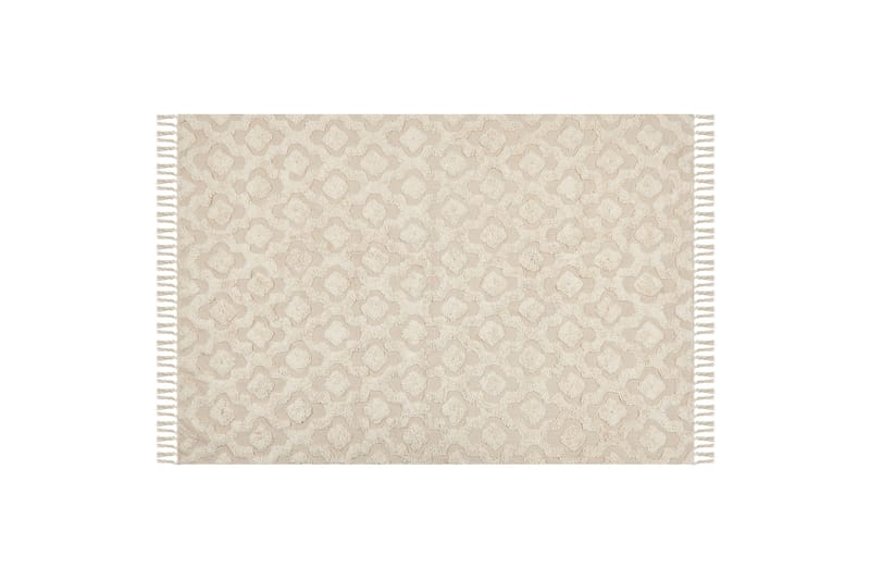 Aksaray Bomullsmatta 140x200 cm Beige - Textilier & mattor - Mattor - Modern matta - Bomullsmattor