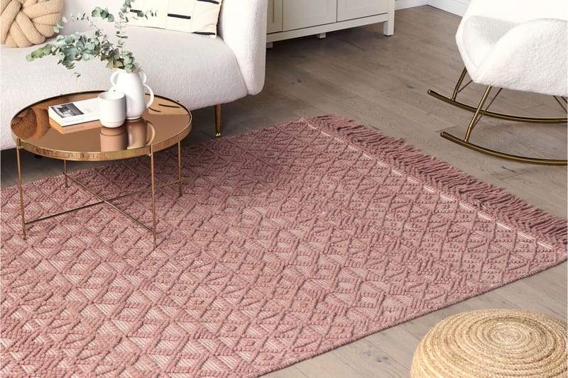 Alucra Ryamatta 160x230 cm Rosa - Textilier & mattor - Mattor - Modern matta - Ryamattor