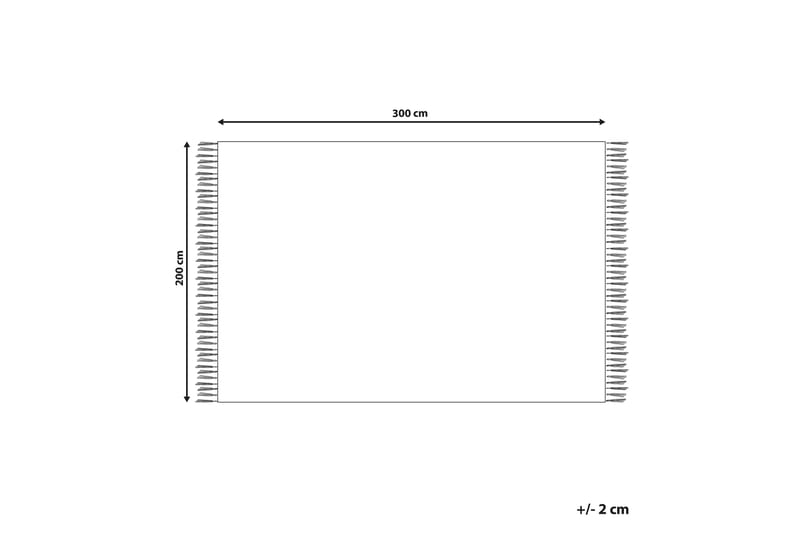 Aparan Bomullsmatta 200x300 cm Beige - Bomullsmattor