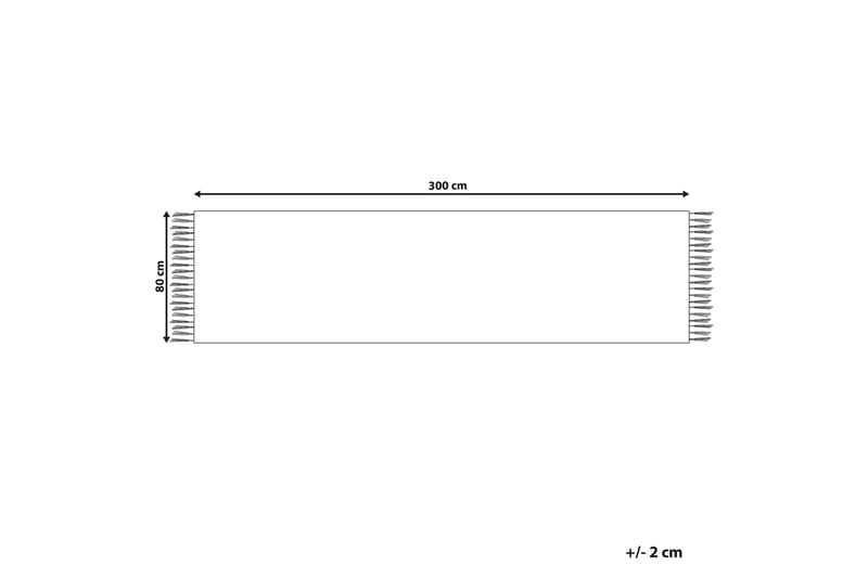 Aparan Bomullsmatta 80x300 cm Beige - Textilier & mattor - Mattor - Modern matta - Bomullsmattor